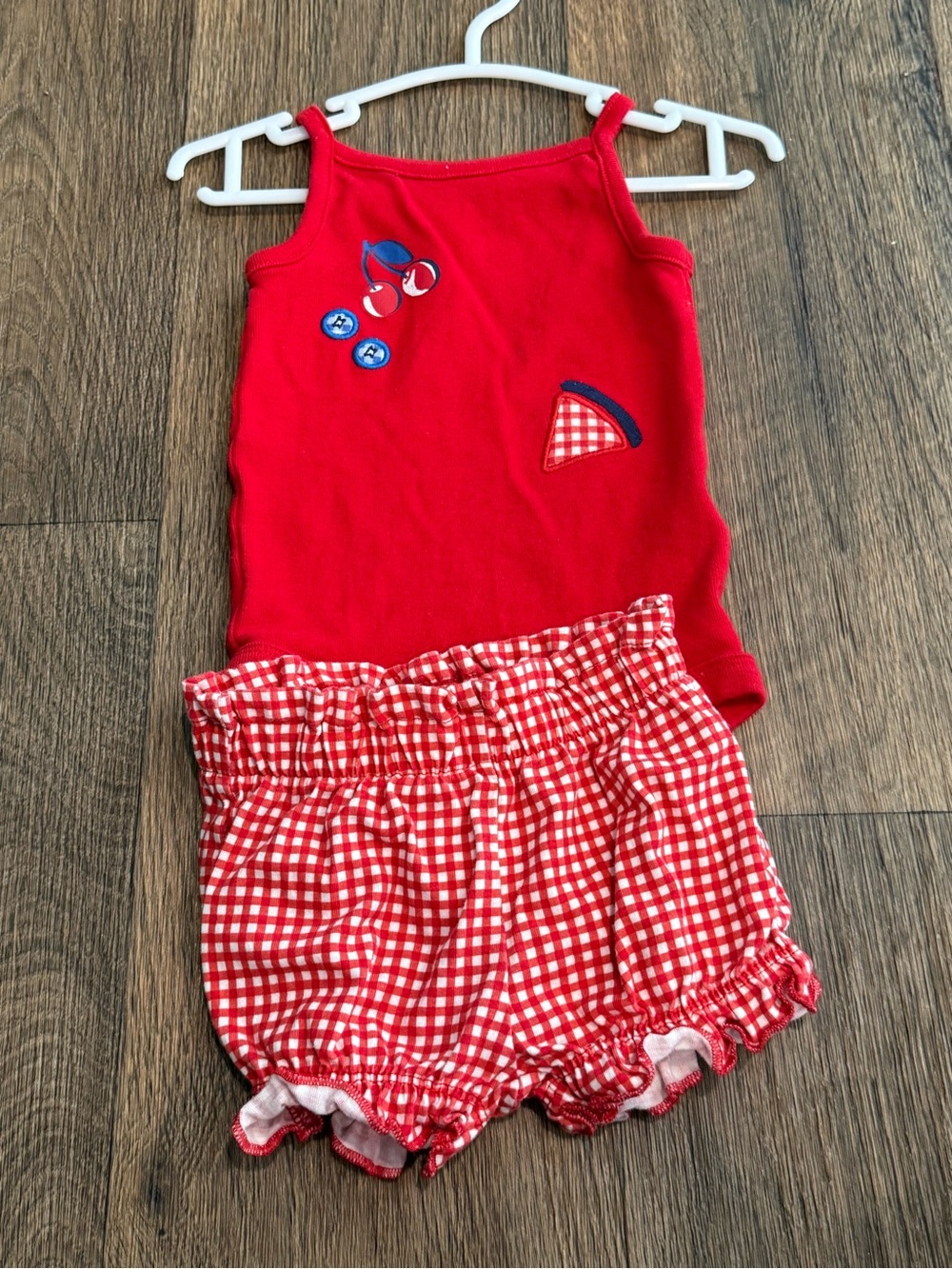 Carter’s- Red Fruit Outfit- 0-3 Months